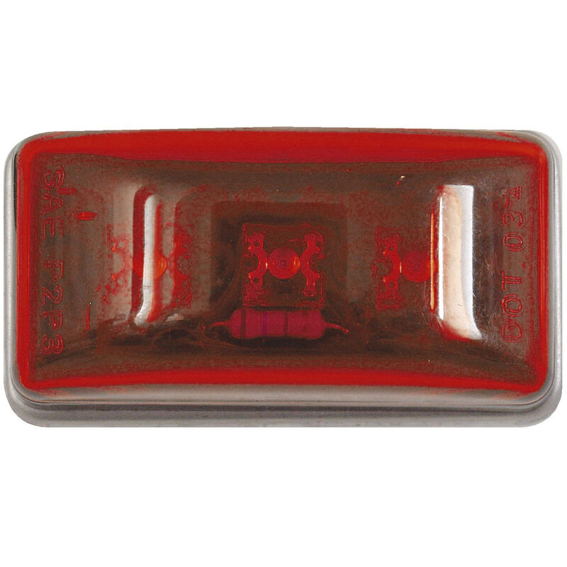 Optronics LED Stud-Mount LED Marker/Clearance Light, Red image number 1